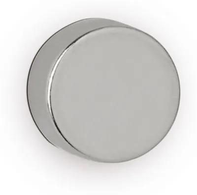 Obrázek produktu pro MAUL Magnet kulatý 10 kusů 2,6 kg ocel kov neodym magnetický Ø 1 x 0,5 cm stříbrný
