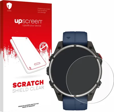 Produktbild von upscreen Schutzfolie für Garmin quatix 8 Pro (47 mm) Displayschutz Displayschutzfolie Folie Klar Transparent