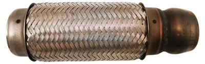 Productafbeelding van 60 x 250 mm universeel flexibel buisstuk, flexibel element, verbindingsstuk, hitteschild, verbindingsstuk