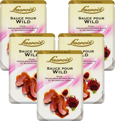 Image de Lacroix Sauce pour gibier Sauce classique pour le gibier 150ml 5er Pack