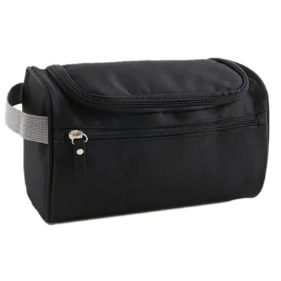 Produktbild von Hängende Kulturtasche Reise Kosmetiktasche mit Fächern Schwarz