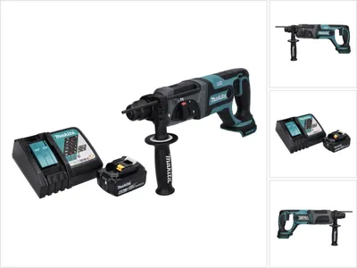 Produktbild von Makita DHR 241 RG1 Akku Bohrhammer 18 V 2,0 J SDS plus + 1x Akku 6,0 Ah + Ladegerät