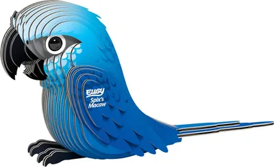 Produktbild von EUGY 3D Bastelset Spixara (Miniatur-Tierfigur, aus Wellkarton) 650123