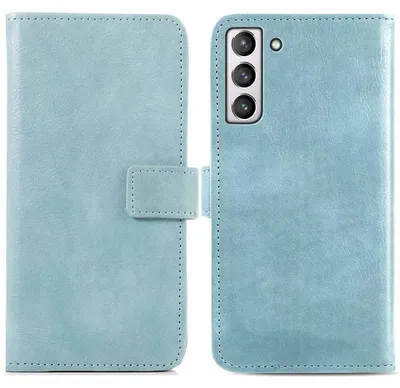 Imagen del producto de Funda Tipo Libro de Lujo para Samsung Galaxy S21 FE - Azul claro