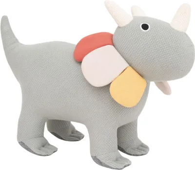 Obrázek produktu pro Crochetts Mini Triceratops plyšová hračka z bavlny 4055