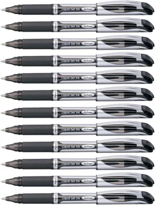 Productafbeelding van Pentel BL57-AO Energel Xm zwarte inkt (Pack van 12)
