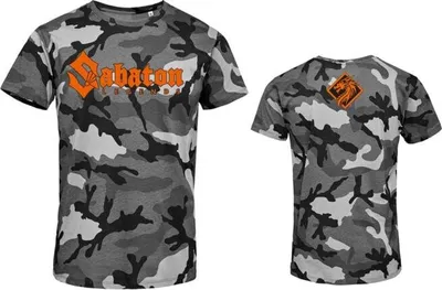 Produktbild von Sabaton T-Shirt Herren Legends graucamo Band-Merch, Bands 100% Baumwolle L