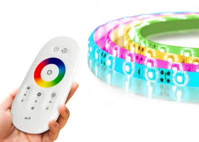 Produktbild von GLOBIZ RGB LED-Streifen – "MagicControl" – 5 Meter – Über 100 Programme, Touch-Steuerung – IP65