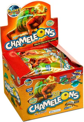 Produktbild von Blue Ocean Chamäleons Sammelfiguren 2024 - Planet Wow Figur - 1 Display
