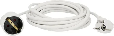 Produktbild von Unitec Verlängerungskabel Innen 5 Meter H05VV-F3G1,5, weiß