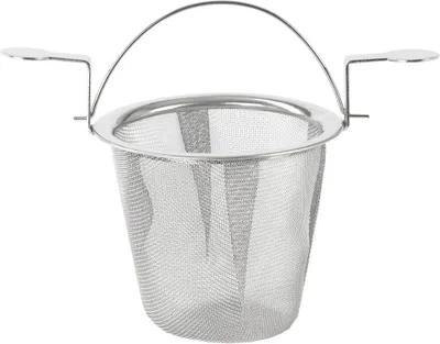 Produktbild von Orion Stahlsieb Sieb Siebeinsatz Universalsieb zum Aufgießen von Kräutertee für Becher / Teesieb Brühsieb Teeei