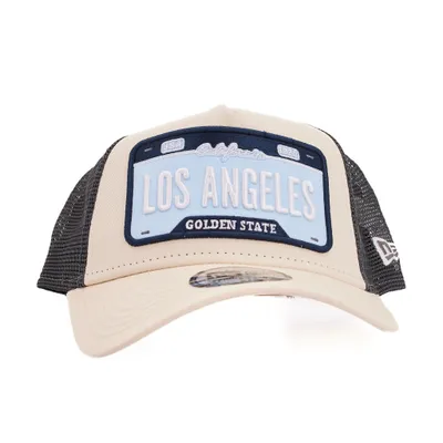 Produktbild von New Era 9FORTY Trucker Cap Los Angeles Patch beige