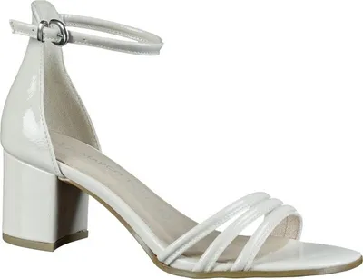 Produktbild von Marco Tozzi stylische Damen Lacksynthetik Sandaletten in powder patent, Feel me Decksohle