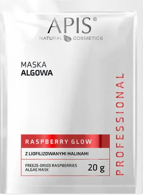 Produktbild von Apis - Raspberry Glow - Algen-Gesichtsmaske mit gefriergetrockneten Himbeeren 20g