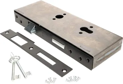 Obrázok produktu pre KOTARBAU® Zadlabávací zámok 90x63mm ľavý s BB kľúčom a zámkovou skrinkou pre brány, dvere a bráničky