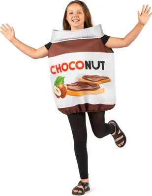 Produktbild von Choconut Kinderkostüm weiß-braun - Einheitsgröße