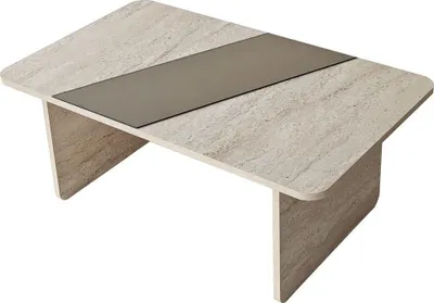 Zdjęcie produktu dla Stolik kawowy prostokątny z lustrem, długość 120 cm, SOLEA