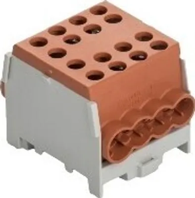 Produktbild von Pollmann Hauptleitungsabzweigklemme HLAK 35-1/6M2 braun