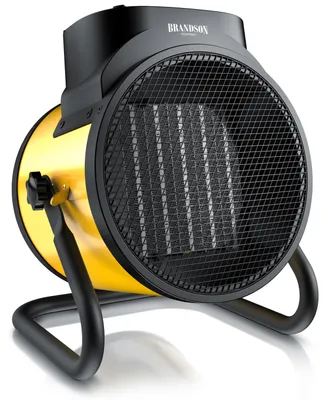 Productafbeelding van Brandson bouwverwarmers, bouw heaters, 3000 W, thermostaat, 2 warmtestanden, 220 m³/h, PTC-keramiek, metalen behuizing, ventilatorfunctie, thermische beveiliging