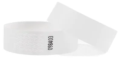 Obrázok produktu pre CombiCraft Blanco Tyvek Wristbands White - 1000 kusov