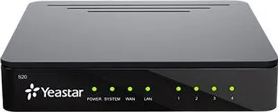 Immagine prodotto di Yeastar S20 - UDP - TCP - TLS - SRTP - SIP (RFC3261) - IAX2 - 10.100 Mbit/s - IEEE 802.3,IEEE 802.3u - 160 mm - 160 mm