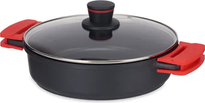 Obrázek produktu pro Nízký hrnec s nepřilnavým povrchem MOLTEN s poklicí, Ø 28 cm