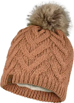 Produktbild von BUFF Knitted & Fleece Band Hat Caryn Bommelmütze rosewood