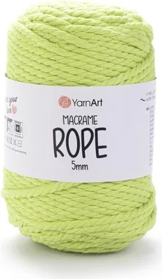 Produktbild von Yarn Art Macrame Rope 5 mm 85 m 755 Light Green Schnur