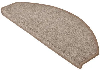 Produktbild von Beautissu XXL Treppenstufenmatten ProStair, 65x28cm, 15 Stück, Sand, halbrund