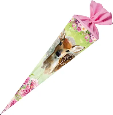 Produktbild von Nestler Tradition in Emotion Schultüte Rehkitz 70,0 cm mehrfarbig