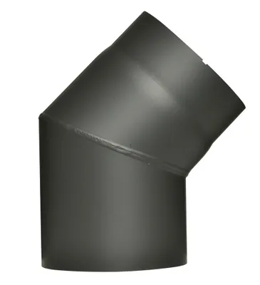 Produktbild von FireFix Ofenrohrbogen 45°, Ø 150 mm, schwarz