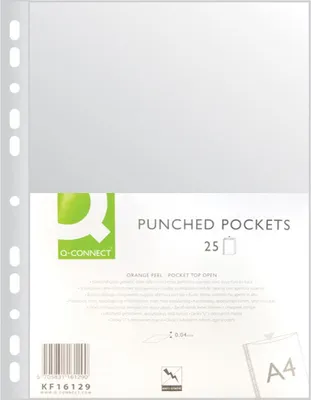 Produktbild von Erbsenkornbeutel A4 40mic Q-Connect /25 Stück/ KF16129