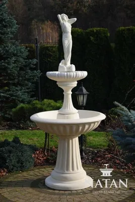 Produktbild von Zierbrunnen Springbrunnen 207cm Skulptur Brunnen Deko Garten Fontaine Teich