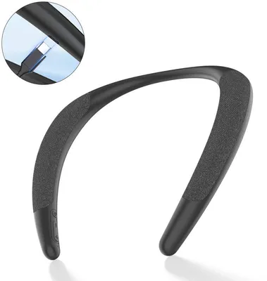 Produktbild von Bluetooth Lautsprecher Tragbarer Nackenlautsprecher, Wireless Neckband Lautsprecher mit 3D Surroud Sound, Mikrofon für Sport im Freien