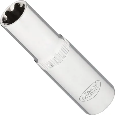Produktbild von Vigor V7014-14, Steckschlüsselbuchse, Edelstahl, 1 Kopf/Köpfe, 3/8", Metrisch, 14 mm