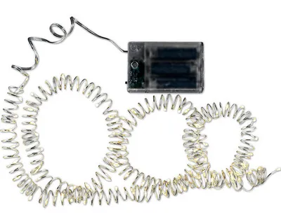 Produktbild von LED-Lichterkette Timer warmweiß 60 Lichter 6 m
