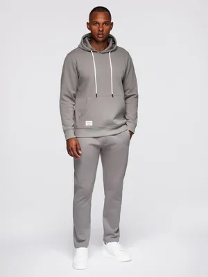 Image de Pyjama homme OMBRE, confortable, en coton, coupe classique, Z120 gris, XL