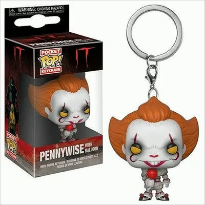 Produktbild von IT ES - Pennywise with Balloon - Schlüsselanhänger Funko Pocket POP! Keychain