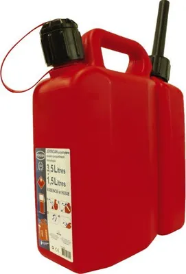 Image de Jerrican Double Stockage Carburant Et Huile Séparé - Générique
