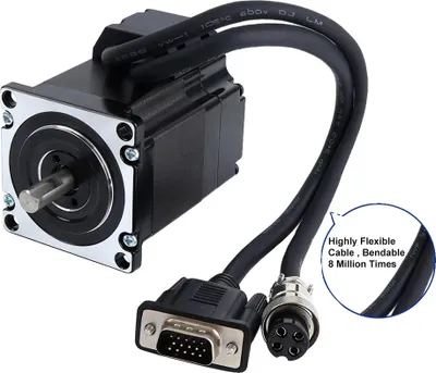 Produktbild von Geschlossener Regelkreis-Schrittmotor, 1,2 Nm Haltemoment, 1000 PPR Encoder-Auflösung, 8mm