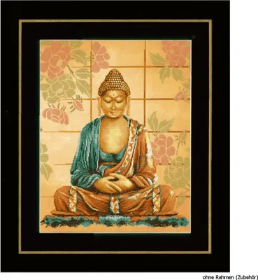 Immagine prodotto di Set per punto croce Lanarte "Buddha", schema contato