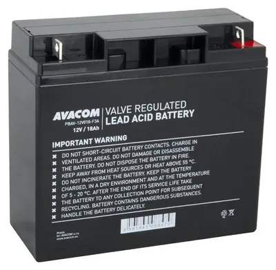 Productafbeelding van Avacom 12V 18Ah loodaccu, type F3