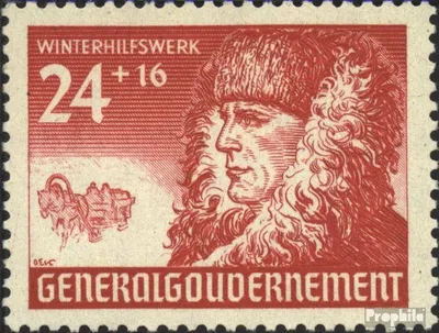 Produktbild von Briefmarken Generalgouvernement 1940 Mi 60 gestempelt Winterhilfe