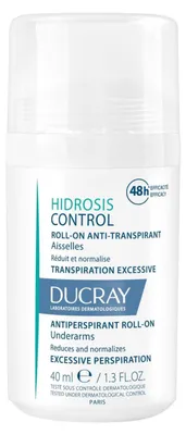 Produktbild von Ducray, Hidrosis Control, Antitranspirant, Deodorant-Roll-On, Unisex, 40 ml