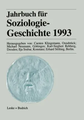 Obrázek produktu pro Jahrbuch für Soziologiegeschichte 1993