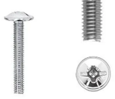 Obrázek produktu pro Sada 6 kusů šroubů M4x25 mm, pozinkovaných