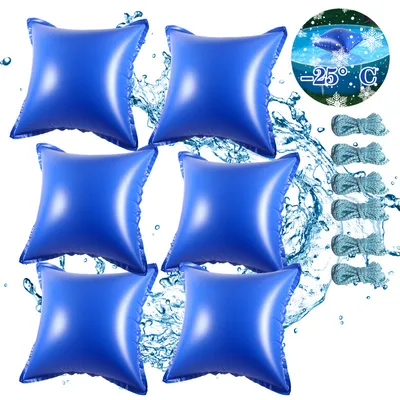 Zdjęcie produktu dla TolleTour 6szt poduszka basenowa basenowa zimowa poduszka powietrzna 122 x 122 x 60 cm, poduszka basenowa, poduszka powietrzna, poduszka zimowa na basen zimowa zimowa zimowa zima