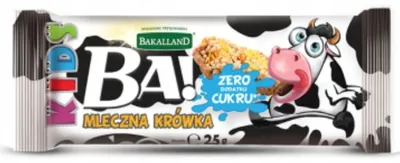 Productafbeelding van Baton Ba! Bakalland Melkfudge, 25g, zonder toegevoegde suiker
