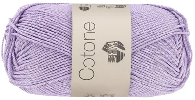 Produktbild von Lana Grossa COTONE 50 g vielseitiges Baumwoll-Basicgarn 125 m Farbe 143 - Fliederlila