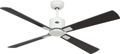 Obrázek produktu pro Energeticky úsporný stropní ventilátor Eco Neo III 132 cm bílý Wenge / stříbrno-šedé lopatky s dálkovým ovládáním